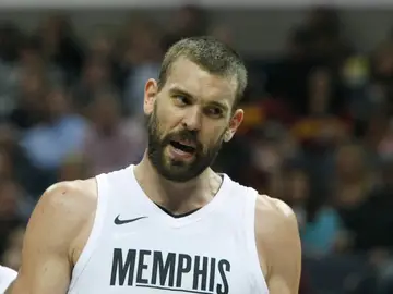 Marc Gasol durante un partido de los Grizzlies Marc Gasol durante un partido de los Grizzlies