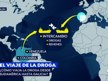 ¿Cómo viaja la droga desde Sudamérica hasta Europa? ¿Cómo viaja la droga desde Sudamérica hasta Europa?