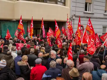Concentración de pensionistas Concentración de pensionistas