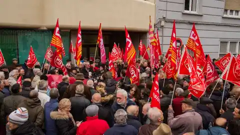 Concentración de pensionistas Concentración de pensionistas