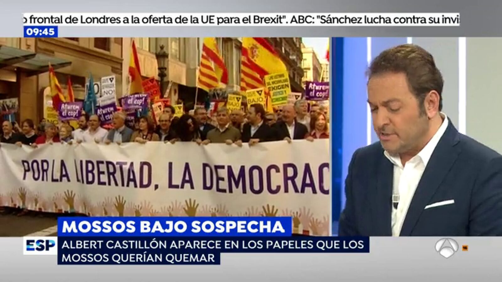 Albert Castillón se querella contra los Mossos tras descubrir que le espiaron como figura contraria a la independencia de Cataluña