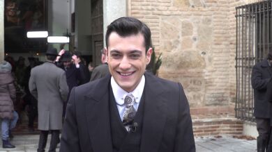Prudencio en día de la boda: 