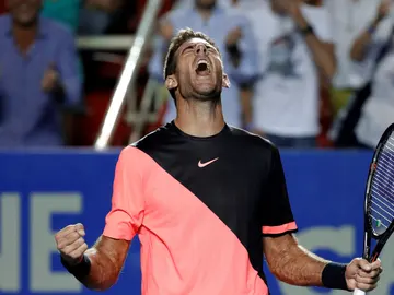 Del Potro, tras vencer a Thiem Del Potro, tras vencer a Thiem