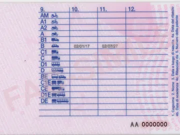 Carnet de conducir de Italia Carnet de conducir de Italia