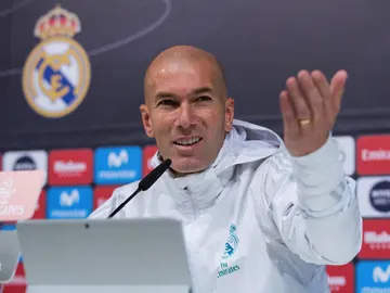 Zidane, en rueda de prensa Zidane, en rueda de prensa