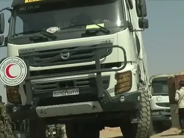 Un convoy de ayuda humanitaria Un convoy de ayuda humanitaria