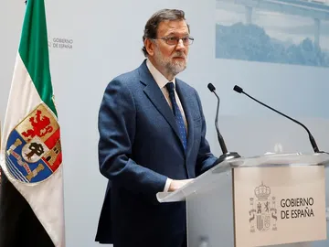 Mariano Rajoy en un acto en Badajoz Mariano Rajoy en un acto en Badajoz