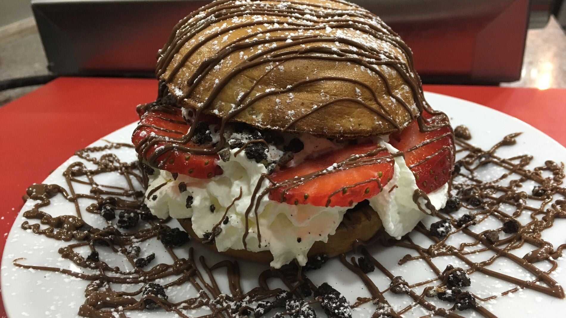 La maravillosa chocoburger.