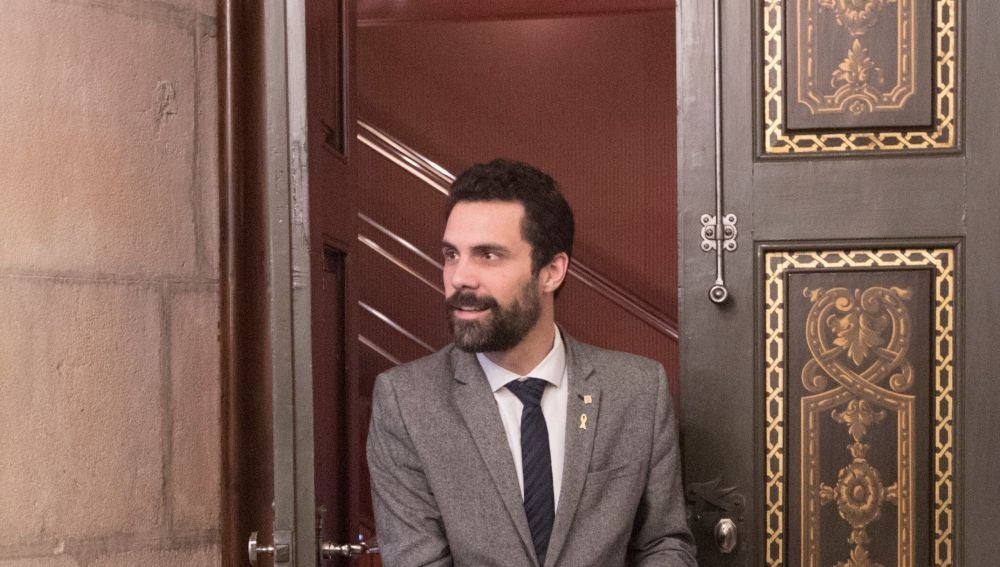 El presidente del Parlament de Cataluña, Roger Torrent