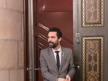 El presidente del Parlament de Cataluña, Roger Torrent El presidente del Parlament de Cataluña, Roger Torrent