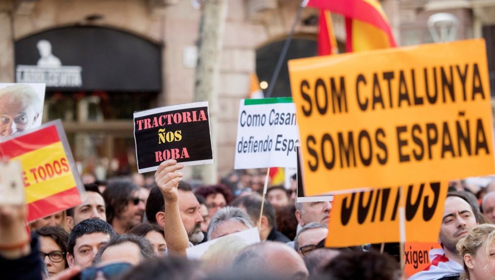 Manifestación de Tabarnia en Barcelona