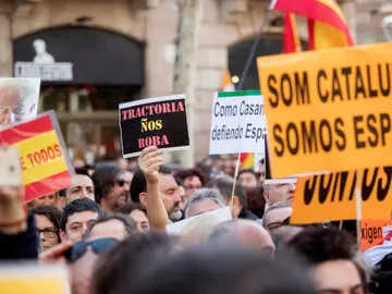 Manifestación de Tabarnia en Barcelona Manifestación de Tabarnia en Barcelona