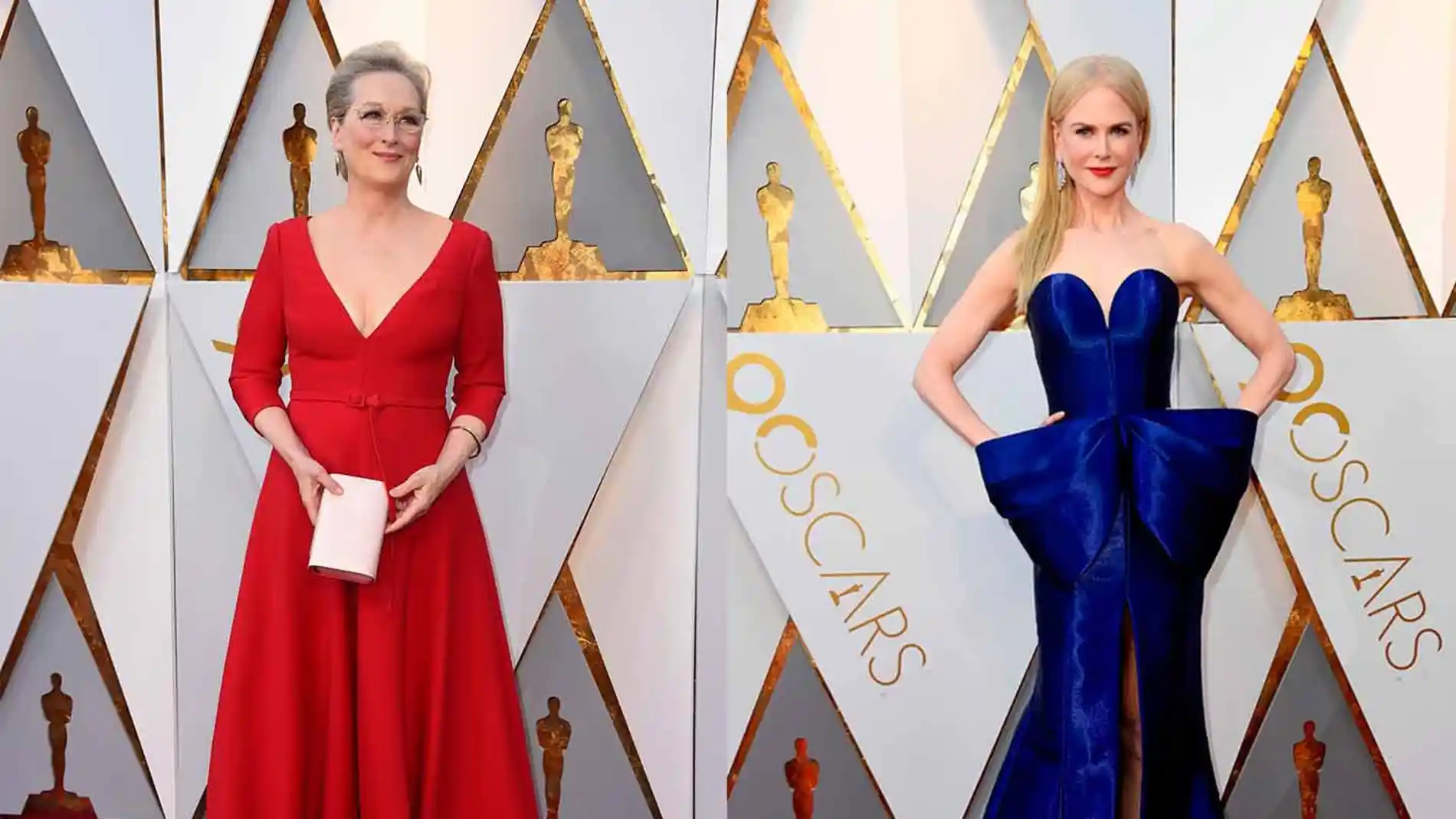 Meryl Streep y Nicole Kidman en los Oscar 2018