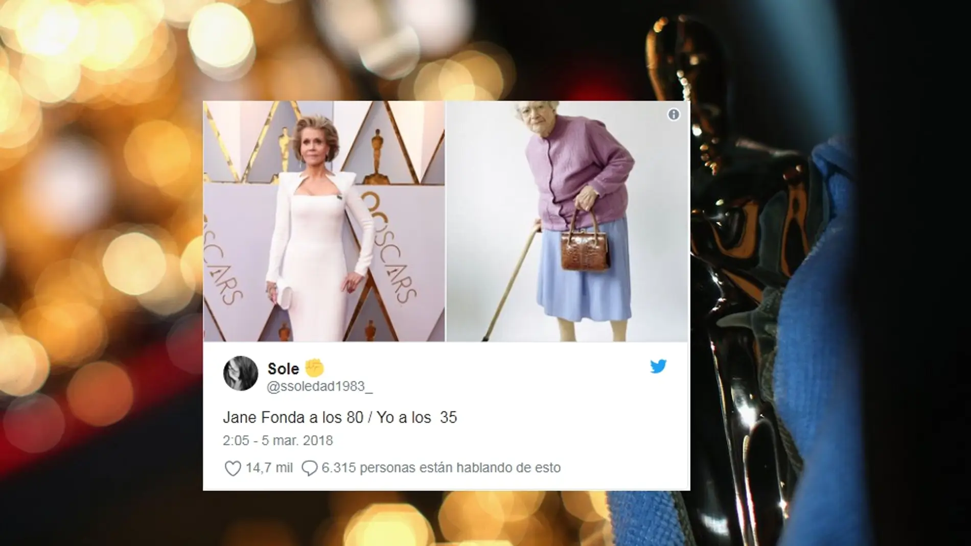 Tuits Oscars 2018