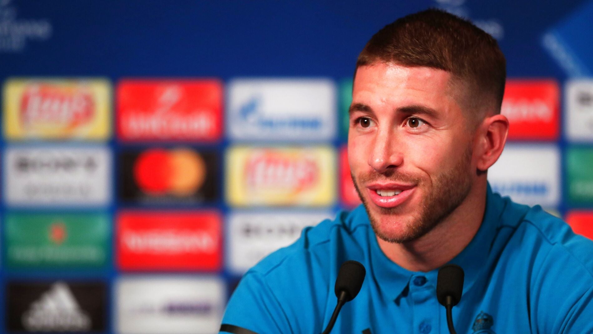 Sergio Ramos, en la rueda de prensa previa al partido frente al PSG