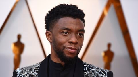 Chadwick Boseman en los Oscar 2018