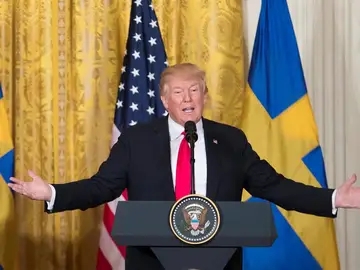 El presidente de Estados Unidos, Donald Trump El presidente de Estados Unidos, Donald Trump