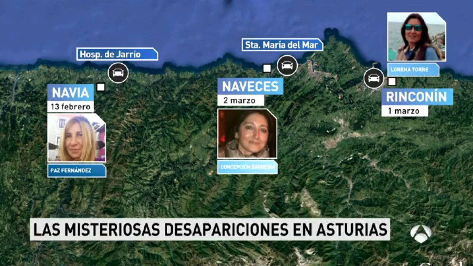 Investigan si el cadáver de una mujer hallado en el embalse de Arbón es el de una de las tres mujeres desaparecidas en Asturias
