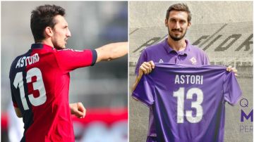 Fiorentina y Cagliari retiran el número 13 en honor a Davide Astori