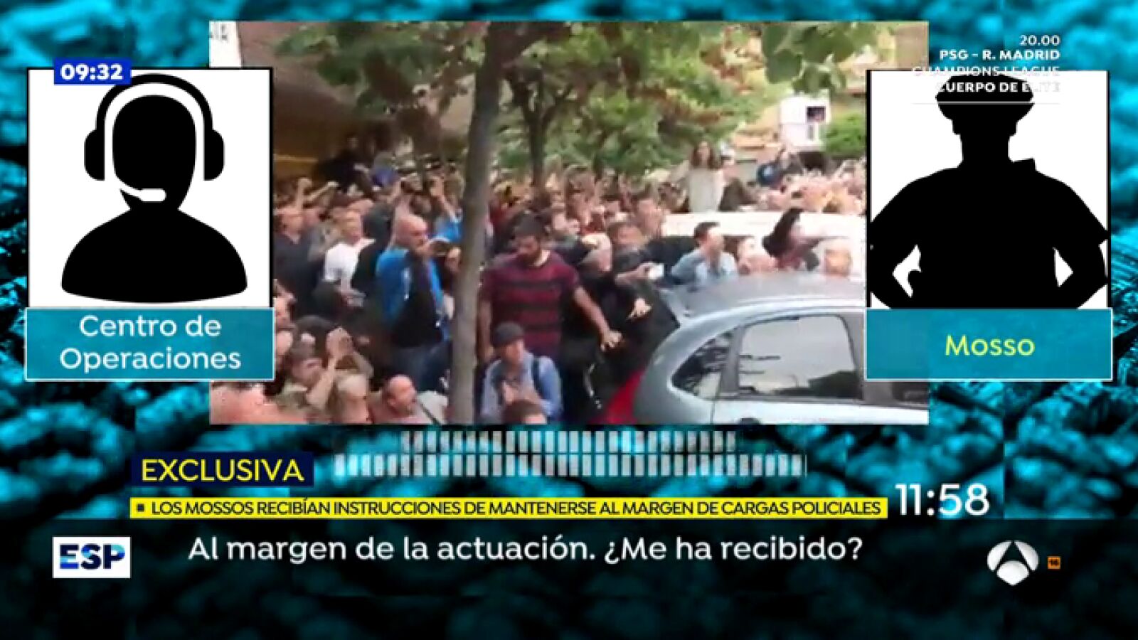 Espejo Público revela las comunicaciones entre los Mossos el 1-O: 