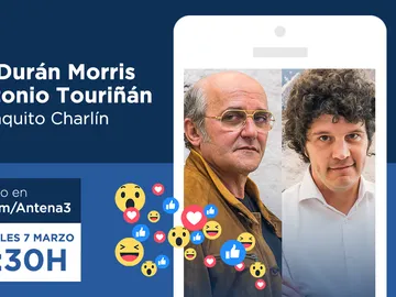 Los Charlines Morris y Xosé Antonio Touriñán responderán a las preguntas de los fans de 'Fariña' el miércoles Los Charlines Morris y Xosé Antonio Touriñán responderán a las preguntas de los fans de 'Fariña' el miércoles