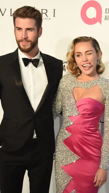 Miley Cyrus y Liam Hemsworth Miley Cyrus y Liam Hemsworth