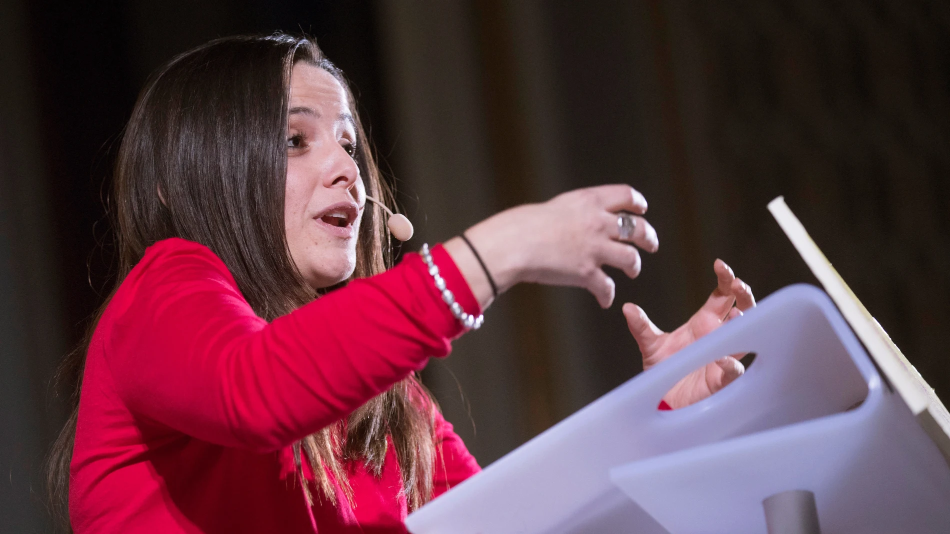 La diputada de la CUP Maria Sirvent La diputada de la CUP Maria Sirvent