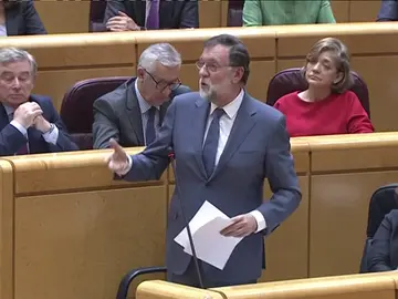 Rajoy, sobre la huelga a la japonesa propuesta por García Tejerina o Cifuentes para este 8 de marzo: "No me reconozco en esa afirmación" Rajoy, sobre la huelga a la japonesa propuesta por García Tejerina o Cifuentes para este 8 de marzo: "No me reconozco en esa afirmación"