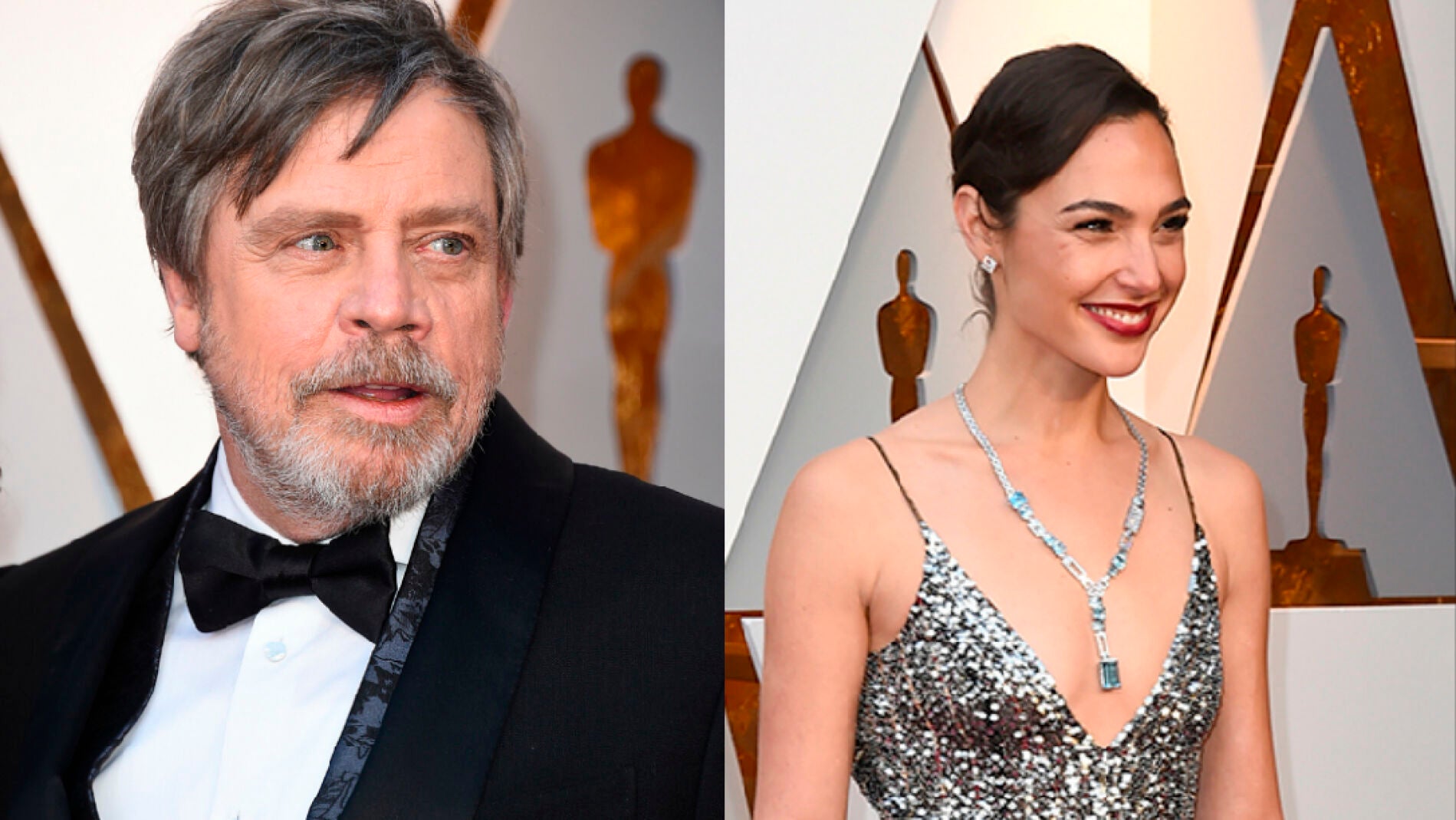 Mark Hamill y Gal Gadot se conocieron en los Oscar