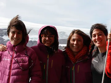 Las científicas españolas en la Antártida Las científicas españolas en la Antártida
