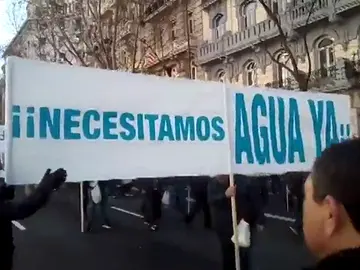 Imagen de archivo de manifestación de agricultores en Madrid. Imagen de archivo de manifestación de agricultores en Madrid.