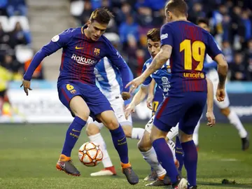 Denis Suárez, ante el Espanyol Denis Suárez, ante el Espanyol