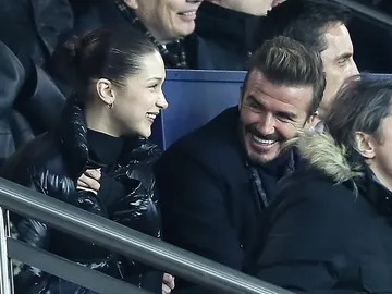 Bella Hadid y David Beckham Bella Hadid y David Beckham