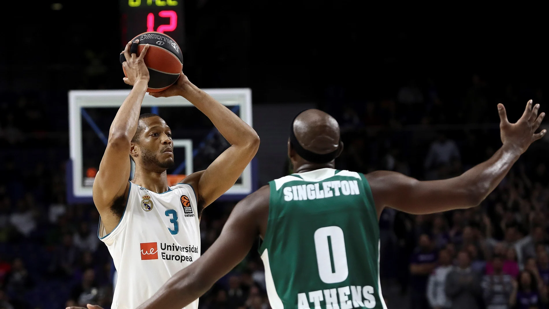 Anthony Randolph, en acción ante el Panathinaikos Anthony Randolph, en acción ante el Panathinaikos
