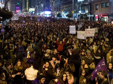 Manifestación por la huelga feminista del 8M en Madrid Manifestación por la huelga feminista del 8M en Madrid