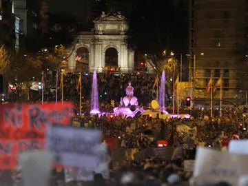 Manifestación en Madrid por el Día Internacional de la Mujer Manifestación en Madrid por el Día Internacional de la Mujer