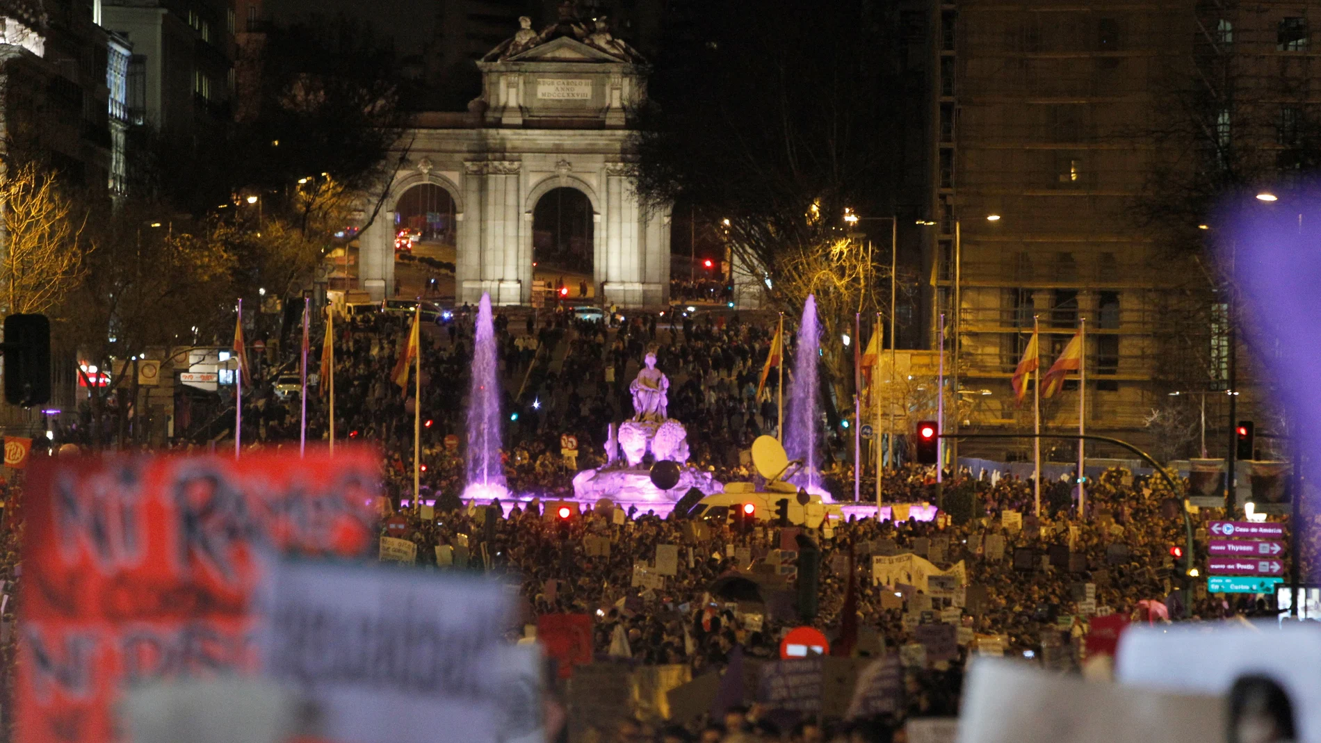 Manifestación en Madrid por el Día Internacional de la Mujer Manifestación en Madrid por el Día Internacional de la Mujer