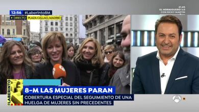 Susanna Griso, en la huelga feminista: 