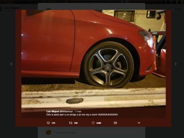 La historia del coche pinchado La historia del coche pinchado