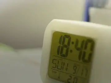 Imagen de un reloj eléctrico Imagen de un reloj eléctrico