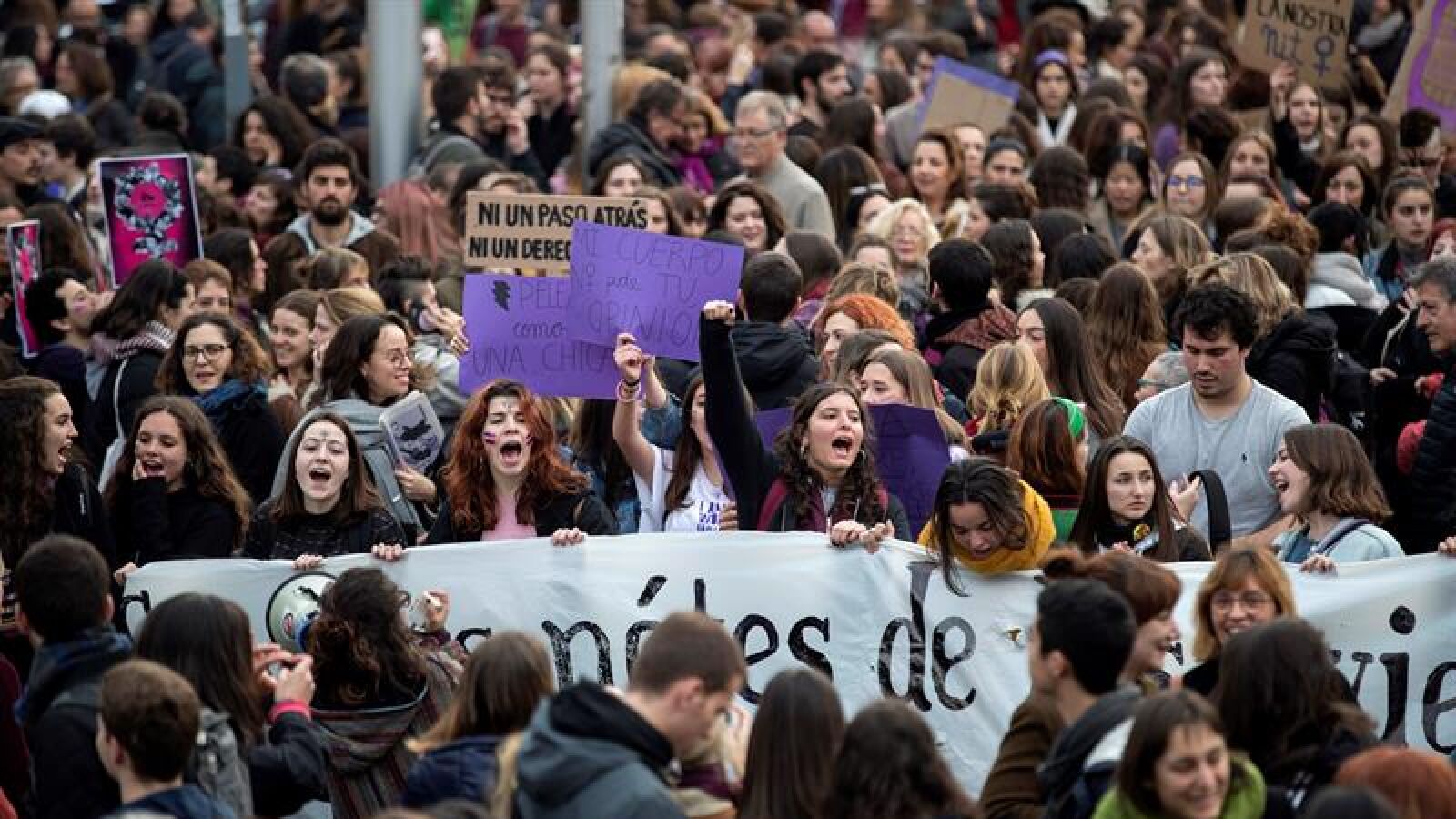 Manifestaciones en toda España por el Día Internacional contra la violencia de género