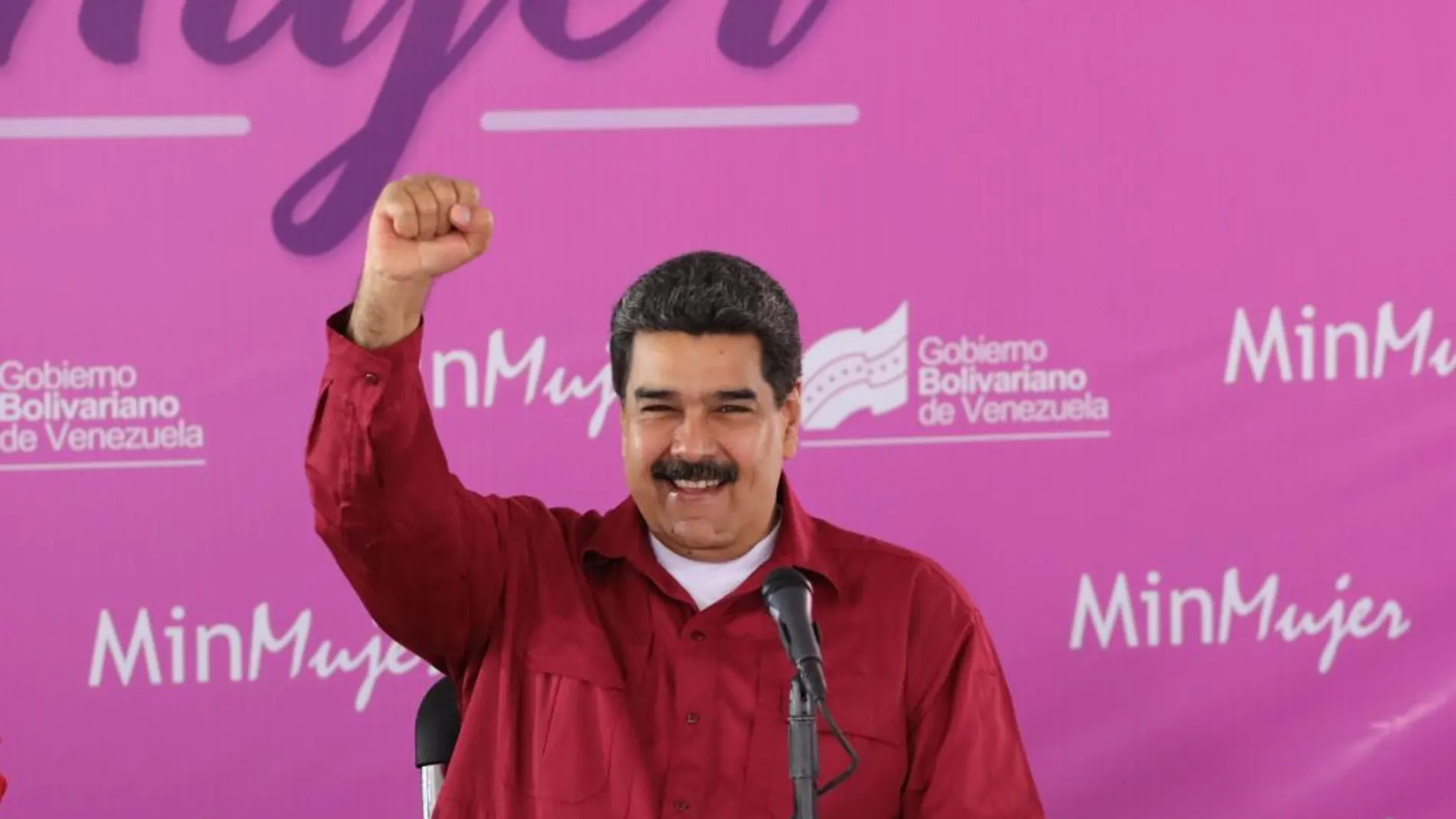 Nicolás Maduro, en un acto en el Día de la Mujer Nicolás Maduro, en un acto en el Día de la Mujer