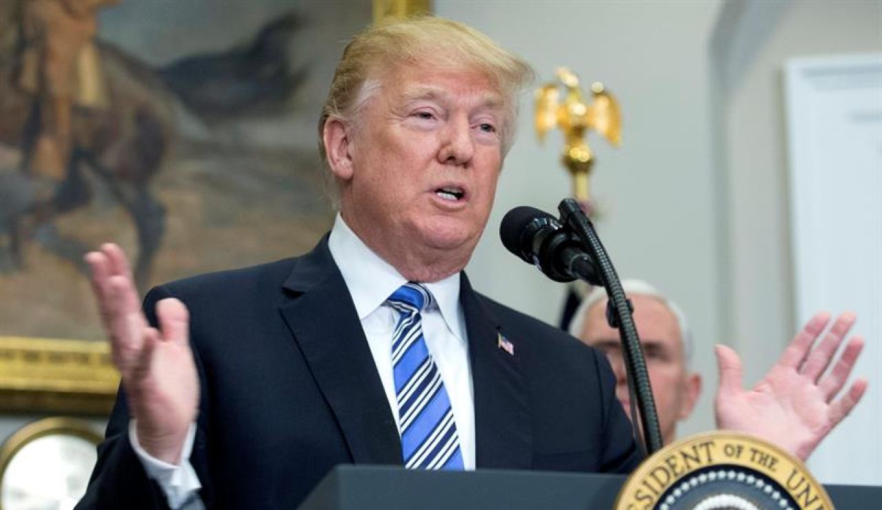 El presidente de Estados Unidos, Donald Trump El presidente de Estados Unidos, Donald Trump
