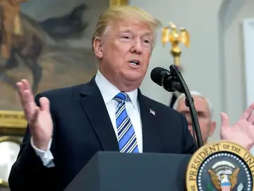 El presidente de Estados Unidos, Donald Trump El presidente de Estados Unidos, Donald Trump