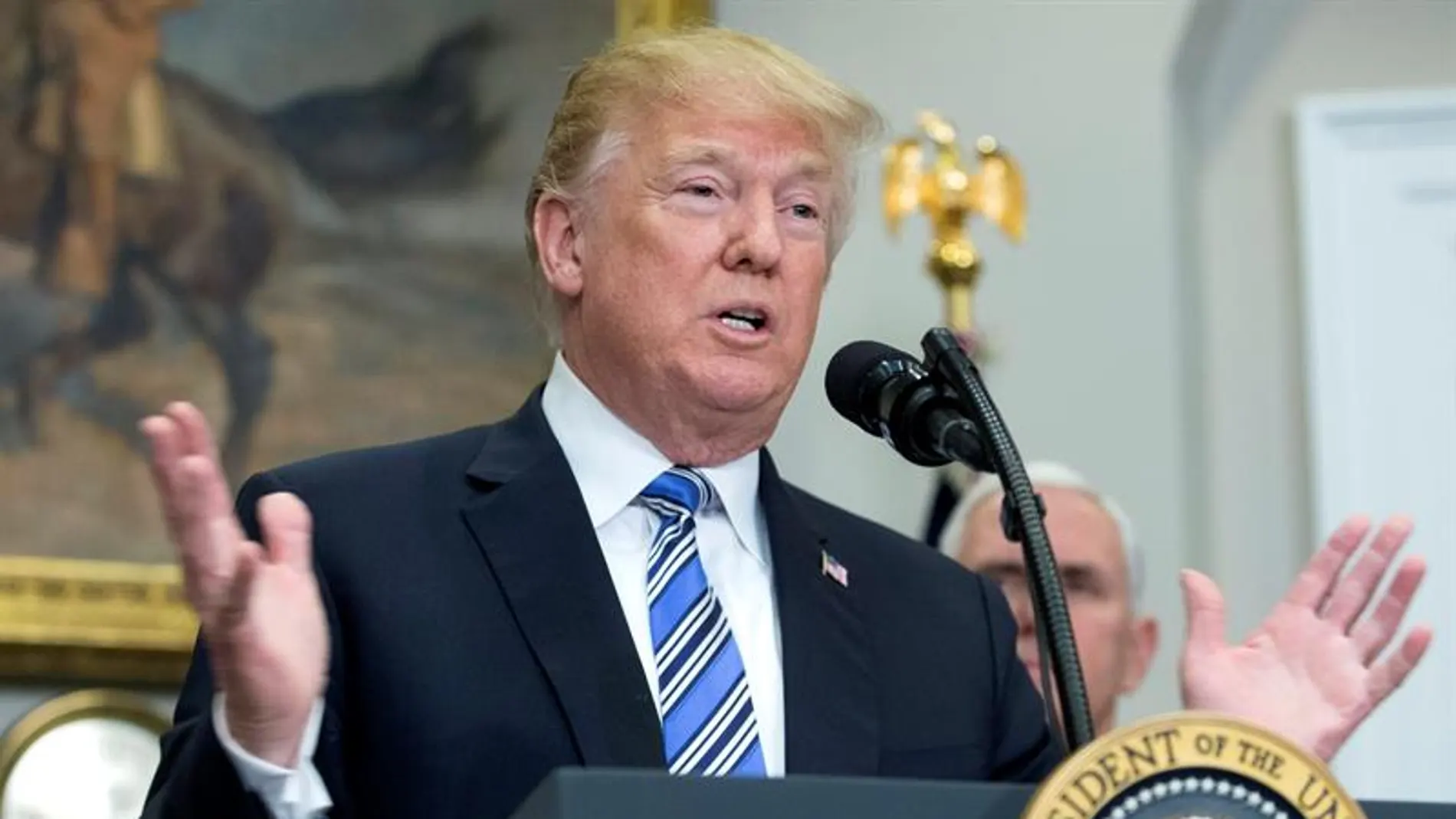 El presidente de Estados Unidos, Donald Trump El presidente de Estados Unidos, Donald Trump