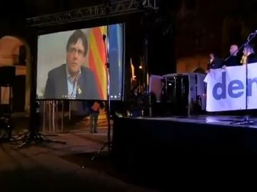 Carles Puigdemont, por videoconferencia