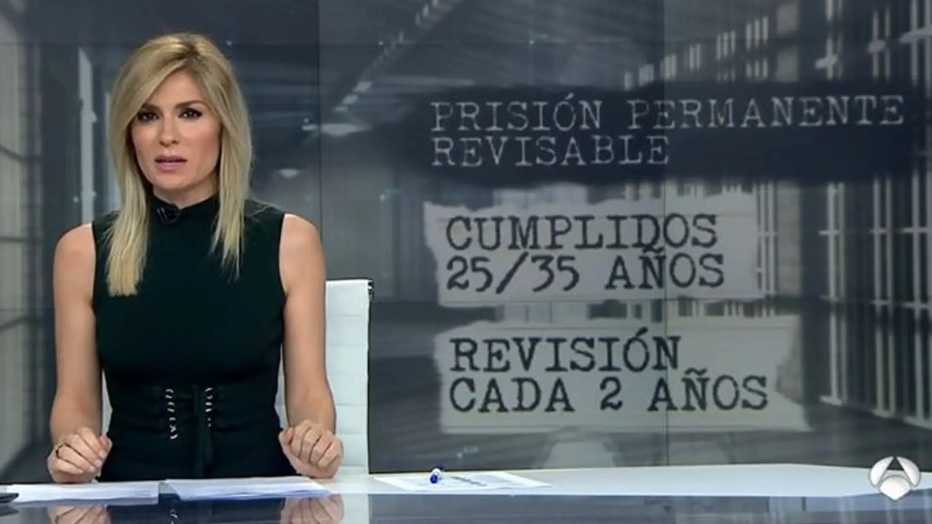Sandra Golpe presenta Antena 3 Noticias