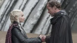 Reencuentro entre Daenerys Targaryen y Ser Jorah Mormont Reencuentro entre Daenerys Targaryen y Ser Jorah Mormont
