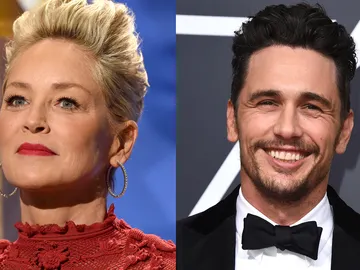 Sharon Stone y James Franco Sharon Stone y James Franco