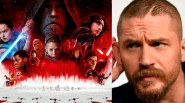 Sí, Tom Hardy trabajó en 'Star Wars: Los últimos Jedi'